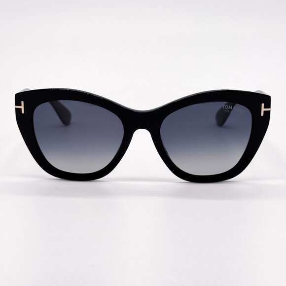NEW TOM FORD CARA TF940 POLARIZED 01D WOMEN SUNGLASSES FT0940/S BLACK main image 8